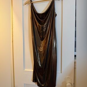 Shimmering Metallic Dress